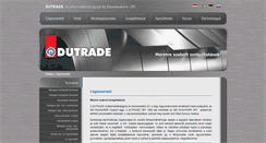 Desktop Screenshot of dutrade.hu