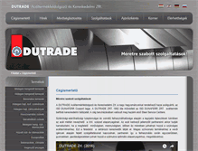 Tablet Screenshot of dutrade.hu